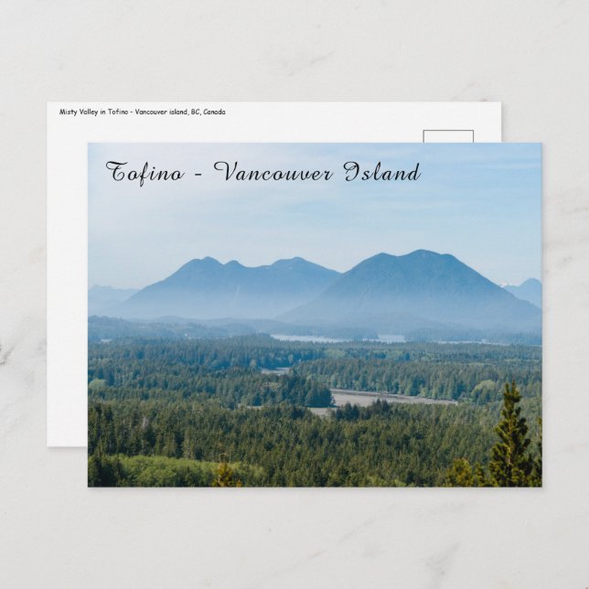 Misty Valley in Tofino - British Columbia, Canada Postcard (Front/Back)