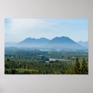 Misty Valley in Tofino - British Columbia, Canada Poster