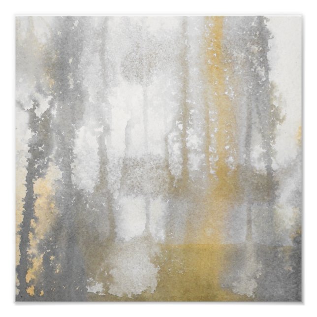 Misty Wilds Watercolor Abstract Print (Front)