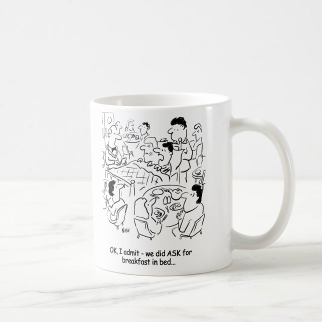 Misunderstanding over Breakfast in Bed Coffee Mug (Right)