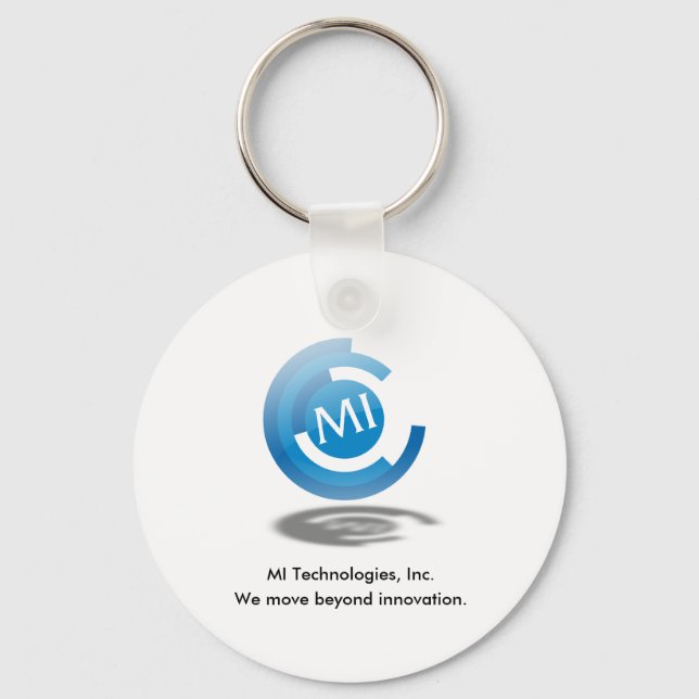 MIT Tilt Logo & Slogan Keychain (Front)