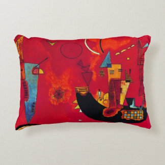Mit und Gegen, 1929 by Wassily Kandinsky Decorative Cushion