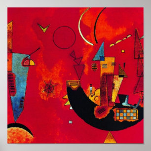 Mit und Gegen, 1929 by Wassily Kandinsky Poster