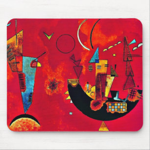 Mit und Gegen, popular art by Wassily Kandinsky Mo Mouse Mat