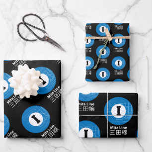 MITA SUBWAY LINE 三田線 WRAPPING PAPER SHEET