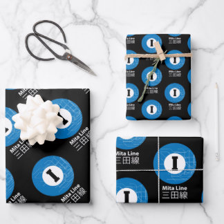 MITA SUBWAY LINE 三田線 WRAPPING PAPER SHEET