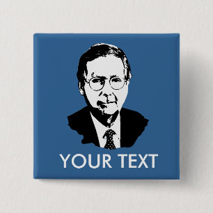 Mitch Mcconnell 15 Cm Square Badge