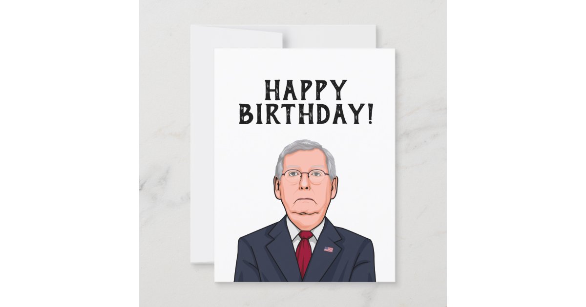 Mitch Mcconnell Birthday Card 