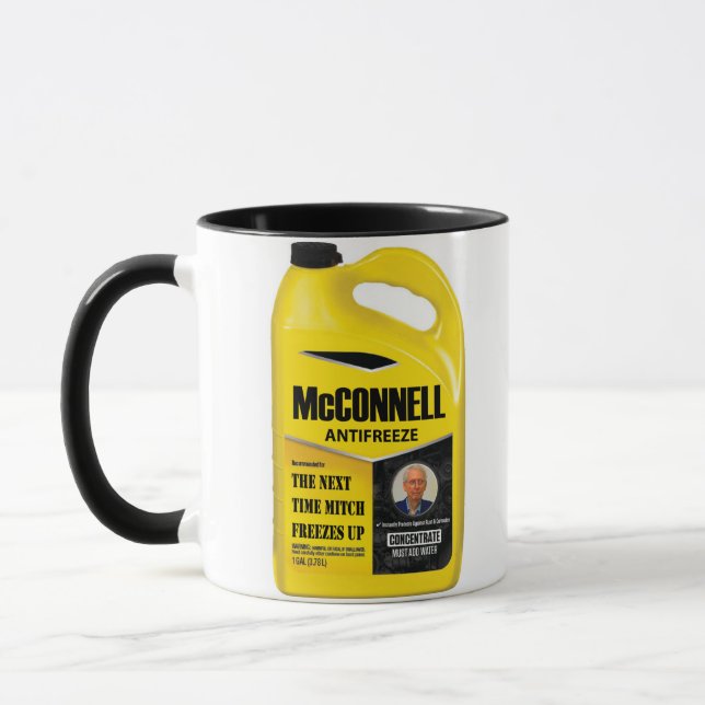 Mitch McConnell Freezes Again, 11 oz Mug (Left)