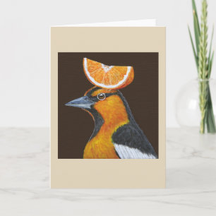 Mitch the Bullock's oriole card