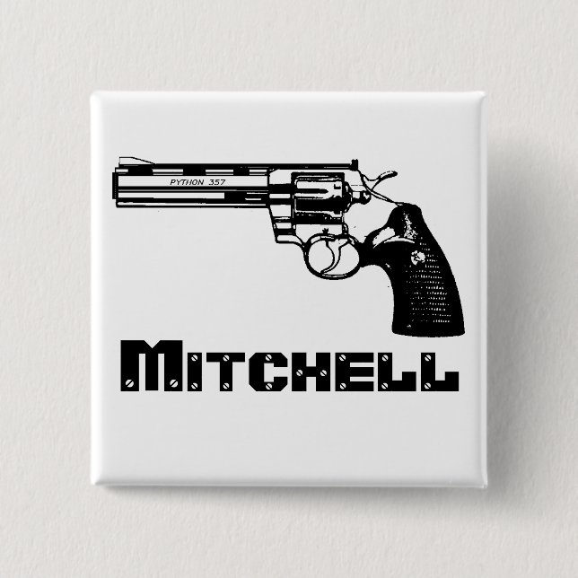 Mitchell! 15 Cm Square Badge (Front)