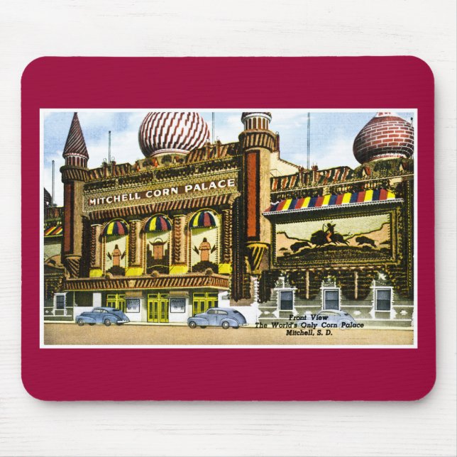 Mitchell Corn Palace, Mitchell, South Dakota Mouse Mat (Front)