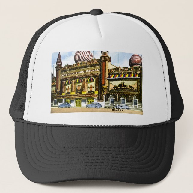 Mitchell Corn Palace, Mitchell, South Dakota Trucker Hat (Front)