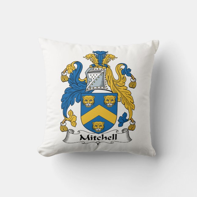 Mitchell Family Crest Cushion (Front)