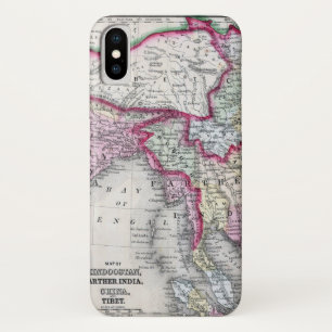 Mitchell Map   India, Tibet, China & SE Asia iPhone X Case