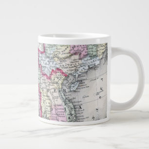 Mitchell Map India, Tibet, China & SE Asia Large Coffee Mug