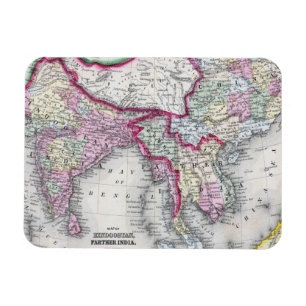Mitchell Map   India, Tibet, China & SE Asia Magnet