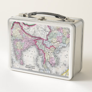 Mitchell Map India, Tibet, China & SE Asia Metal Lunch Box
