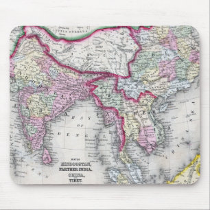 Mitchell Map   India, Tibet, China & SE Asia Mouse Mat