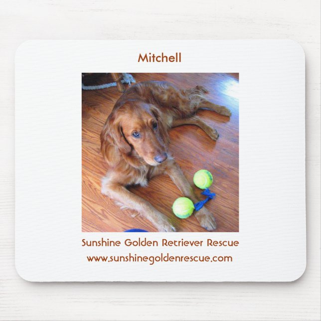 Mitchell  Mousepad - SunshineGolden Retriever (Front)