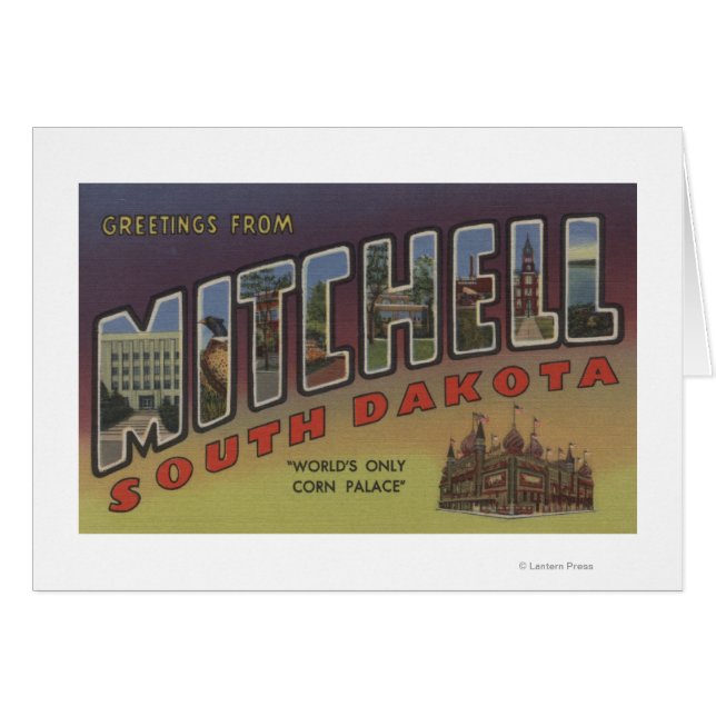 Mitchell, South Dakota - Large Letter Scenes (Front Horizontal)