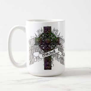 Mitchell Tartan Cross Coffee Mug