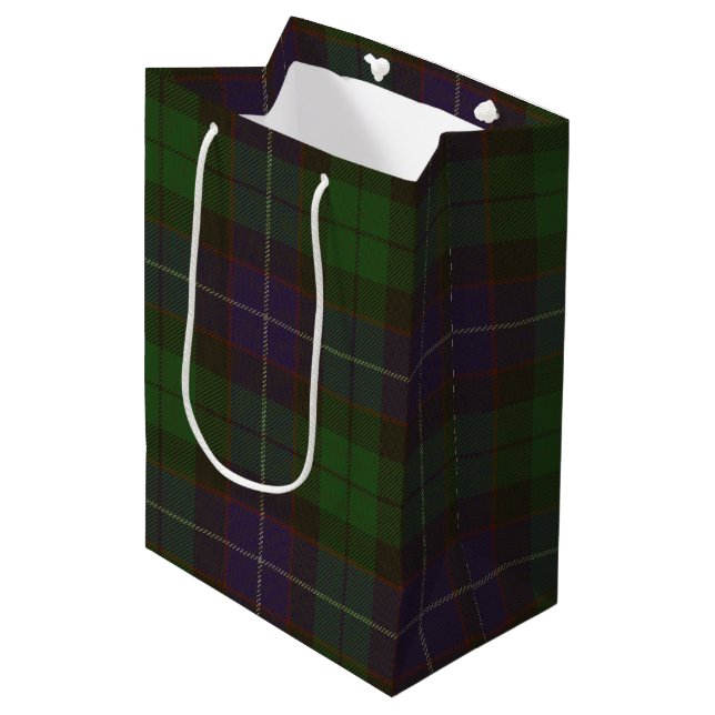 Mitchell Tartan Medium Gift Bag (Front Angled)