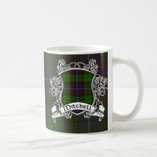 Mitchell Tartan Shield Coffee Mug