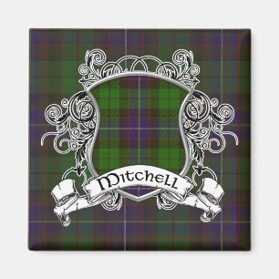 Mitchell Tartan Shield Magnet