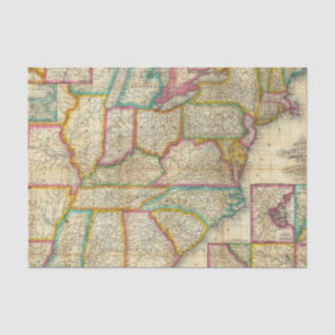 Mitchell's Travellers Guide Tissue Paper