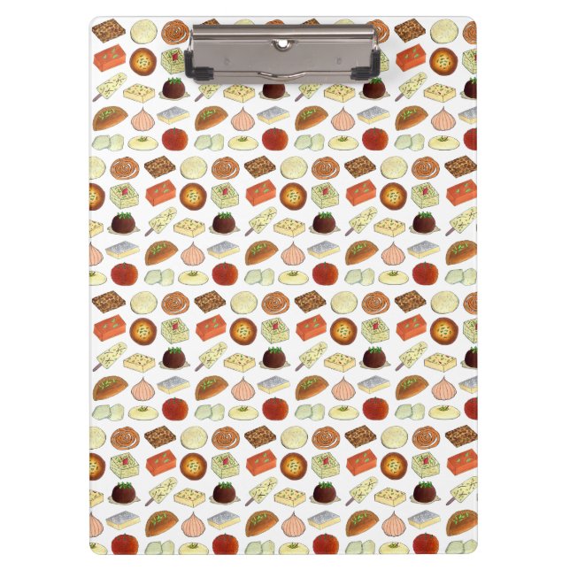 MITHAI Classic Indian Bengal Pakistani Sweets Food Clipboard (Front)