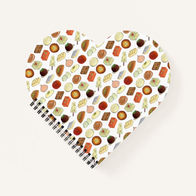 Mithai Indian Sweets Confectionery Desserts India Notebook (Front)