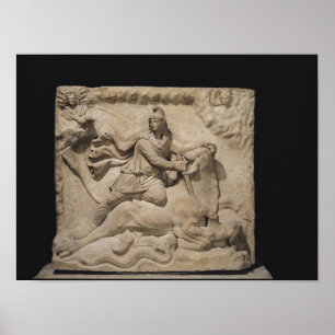 Mithras Sacrificing the Bull, 2nd-3rd century Poster