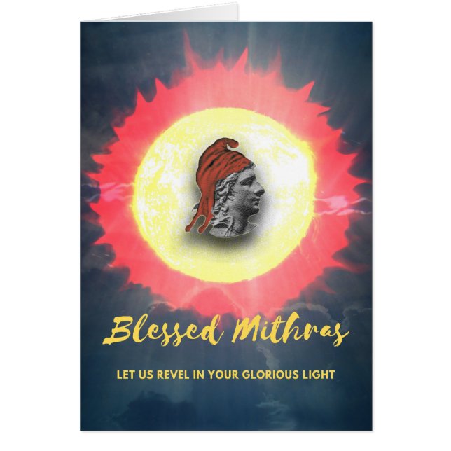 Mithras The Invincible Winter Sun Illustration (Front)