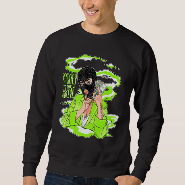 Mitm Graphic Tee Match Jordan 6 Electric Green (Front)