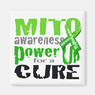 Mito Awareness Power Up for a Cure Magnet