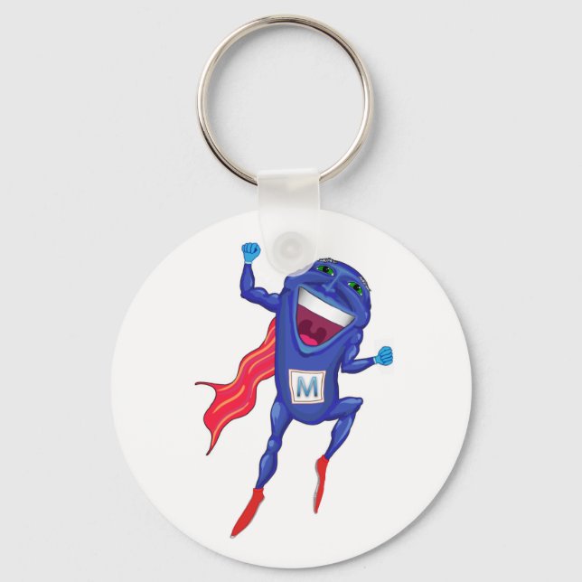 Mitochondria Man Key Ring (Front)