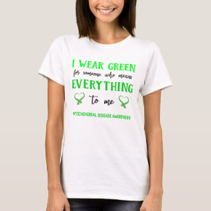 Mitochondrial Disease Awareness Ribbon Support Gif T-Shirt