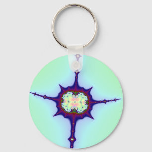 Mitosis Fractal Key Ring