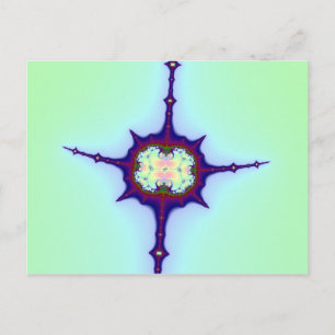 Mitosis Fractal Postcard