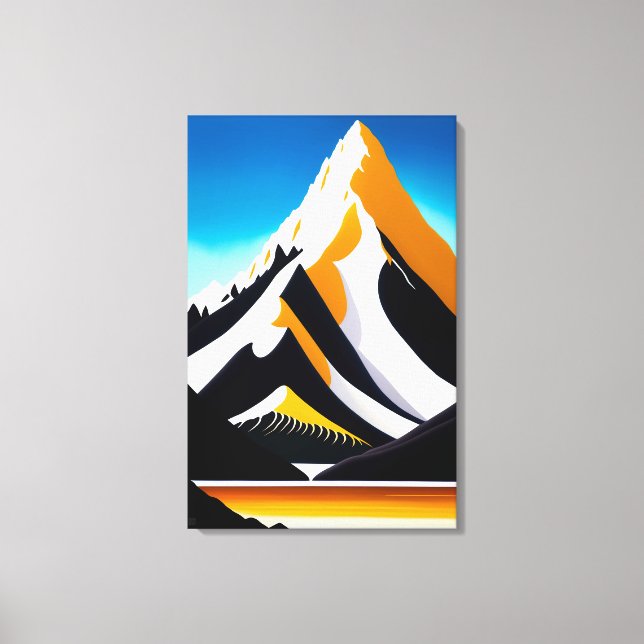 Mitre Peak - Canvas Print (Front)