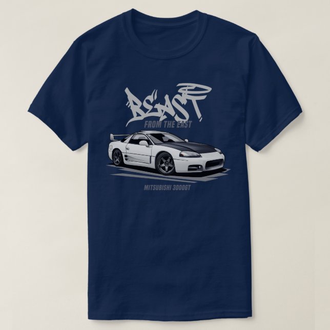 Mitsubishi 3000GTO Beast From The East T-Shirt (Design Front)