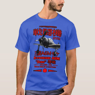 Mitsubishi A6M Zero A6M Fighter aircraft T-Shirt
