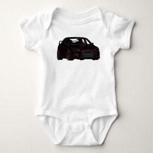 Mitsubishi Evo Baby Bodysuit