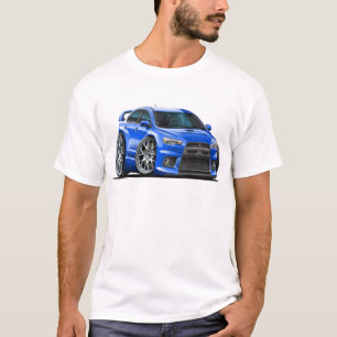 Mitsubishi Evo Blue Car T-Shirt