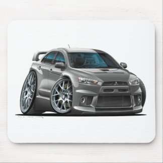 Mitsubishi Evo Grey Car Mouse Mat
