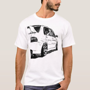 Mitsubishi Evolution Vector Image T-Shirt