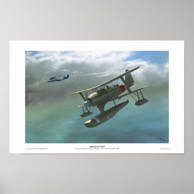 Mitsubishi F1M2 Poster (Front)