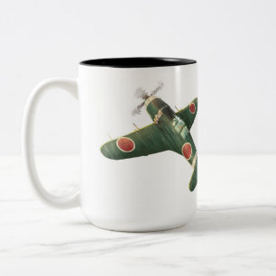 Mitsubishi J2M3 Raiden Two-Tone Coffee Mug