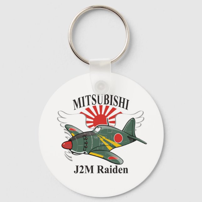 mitsubishi J2M Raiden Key Ring (Front)